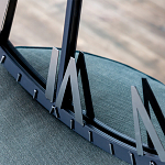 Часы настенные зеркальные с серебряным металлическим циферблатом Mirror Tower Clock варинант исполнения - 4 | Loft Concept в Самаре