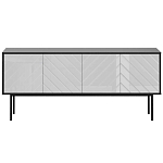 Длинная тумба с зеркальным декором Serena варинант исполнения - 4 | Loft Concept в Самаре