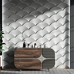 Гипсовая 3D Панель Aura варинант исполнения - 2 | Loft Concept в Самаре