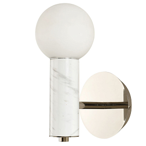 Бра с декором под белый мрамор Shaw Marble