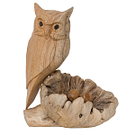 Статуэтка из дерева сова Animals of the World варинант исполнения - 4 | Loft Concept в Самаре