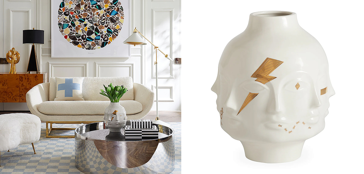 Ваза Jonathan Adler Gilded Dora Maar Large Vase Ваза Jonathan Adler Gilded Dora Maar Large Vase - Loft-Concept в Самаре
