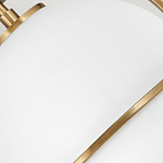 Потолочный светильник с плафоном в форме белого матового шара Hinkley варинант исполнения - 18 | Loft Concept в Самаре