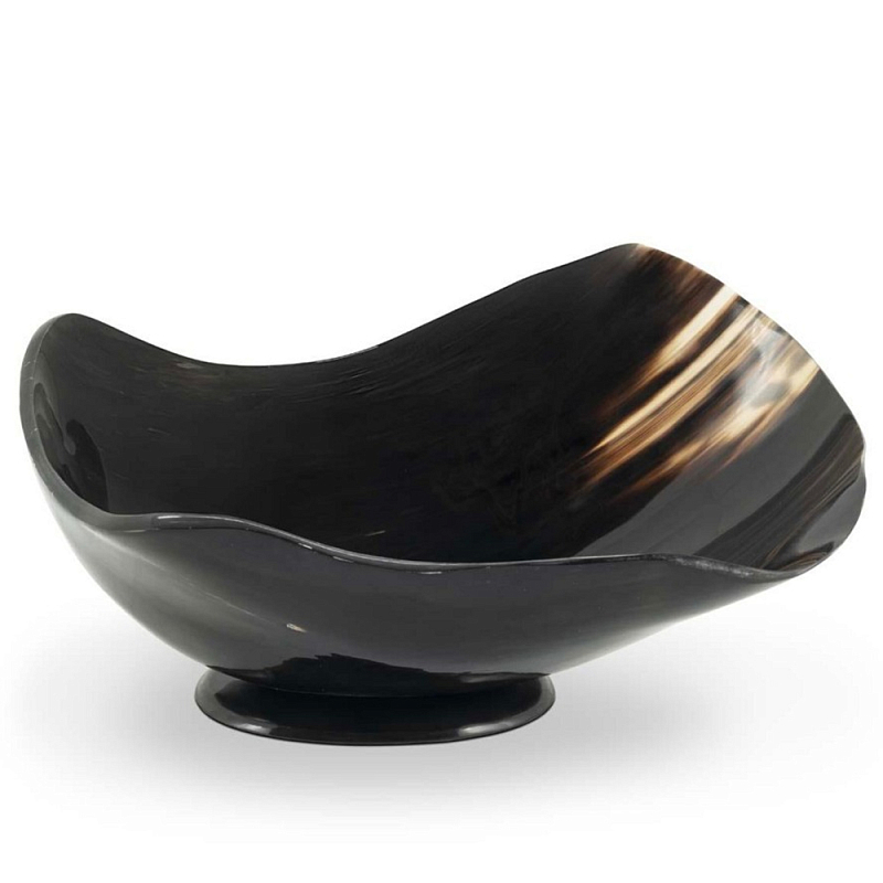 Салатник Bowl Salad Horn Medium Коричневый Черный Салатник Bowl Salad Horn Medium Коричневый Черный в Самаре | Loft Concept