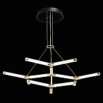 Люстра с геометрической конструкцией из вытянутых цилиндрических плафонов Hex Scaffold  варинант исполнения - 3 | Loft Concept в Самаре