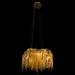 Люстра подвесная круглая с изогнутыми металлическими дугами и ниспадающими цепочками 65 см Atlantis Chain варинант исполнения - 5 | Loft Concept в Самаре