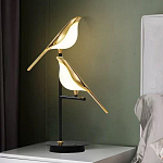 Настольная лампа с 2-мя плафонами в виде птичек Flight of Light варинант исполнения - 1 | Loft Concept в Самаре