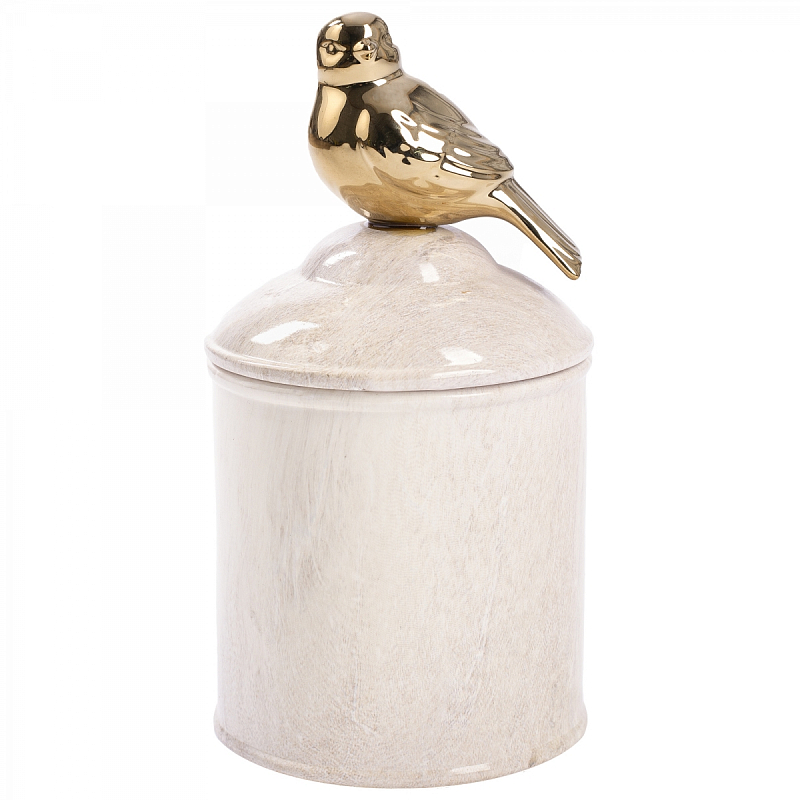 Ваза c крышкой Marble Bird Ваза c крышкой Marble Bird в Самаре | Loft Concept