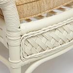 Комплект обеденный из ротанга Eloise grand white варинант исполнения - 11 | Loft Concept в Самаре