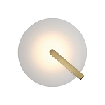 Потолочный светильник в форме плоского диска из белого матового стекла Eurofase варинант исполнения - 2 | Loft Concept в Самаре