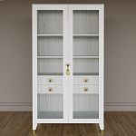 Дизайнерский шкаф витрина Elsa Dreams White с 4-мя ящиками варинант исполнения - 1 | Loft Concept в Самаре