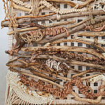 Большая Абстрактное Панно из веток и нитей Dryad Wall Art варинант исполнения - 5 | Loft Concept в Самаре