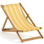 Шезлонг из акации и ткани Argentina варинант исполнения - 3 | Loft Concept в Самаре