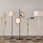 Торшер с абажурами из тонких металлических палочек Wild Thorns варинант исполнения - 3 | Loft Concept в Самаре