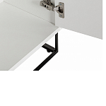 Стеллаж книжный белый с 3-мя открытыми полками и дверкой Strict Lines варинант исполнения - 4 | Loft Concept в Самаре