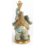 Фарфоровый подсвечник Слон с эмоцией Fluens варинант исполнения - 5 | Loft Concept в Самаре