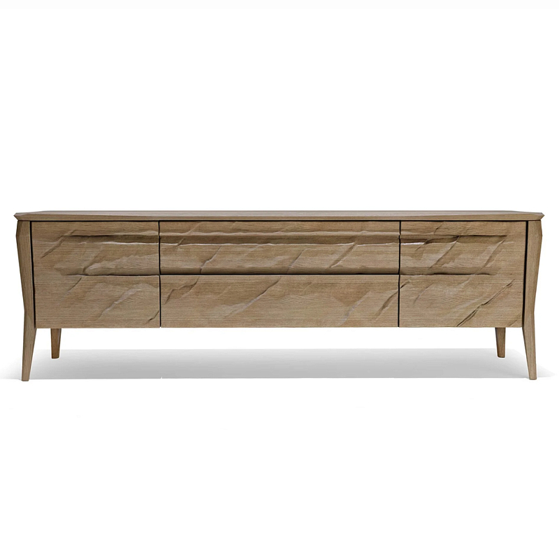 ТВ тумба 2 двери и 2 выдвижных ящика Tasteful Furniture Венге Светлый дуб ТВ тумба 2 двери и 2 выдвижных ящика Tasteful Furniture Венге Светлый дуб в Самаре | Loft Concept