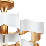 Люстра фигурная в сочетании белого и золотого цвета Shapes Inspired by Nature варинант исполнения - 1 | Loft Concept в Самаре