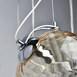 Люстра каскадная с 9-ю разноцветными стеклянными плафонами Kaleido варинант исполнения - 8 | Loft Concept в Самаре