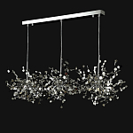 Люстра подвесная из трех частей с металлическими круглыми элементами Terzani Argent варинант исполнения - 8 | Loft Concept в Самаре