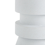 Приставной стол из искусственного камня Chess White варинант исполнения - 2 | Loft Concept в Самаре