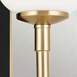  Бра с прямоугольным черным основанием и белым матовым цилиндрическим плафоном Kichler варинант исполнения - 11 | Loft Concept в Самаре