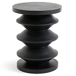 Фигурный приставной столик черного цвета AMORPHOUS варинант исполнения - 1 | Loft Concept в Самаре