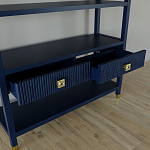 Стеллаж с двумя ящиками Elsa Dreams Blue варинант исполнения - 3 | Loft Concept в Самаре