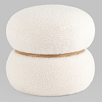 Пуф Полли S тедди белый варинант исполнения - 1 | Loft Concept в Самаре