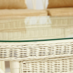 Комплект уличной мебели из ротанга Clara белый варинант исполнения - 11 | Loft Concept в Самаре