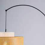 Торшер с декоративным поясом из плетеного бамбука Biuloggicu варинант исполнения - 3 | Loft Concept в Самаре