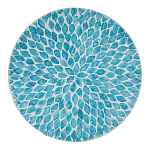 Столик с инкрустацией с перламутровым узором Flower Blue варинант исполнения - 2 | Loft Concept в Самаре