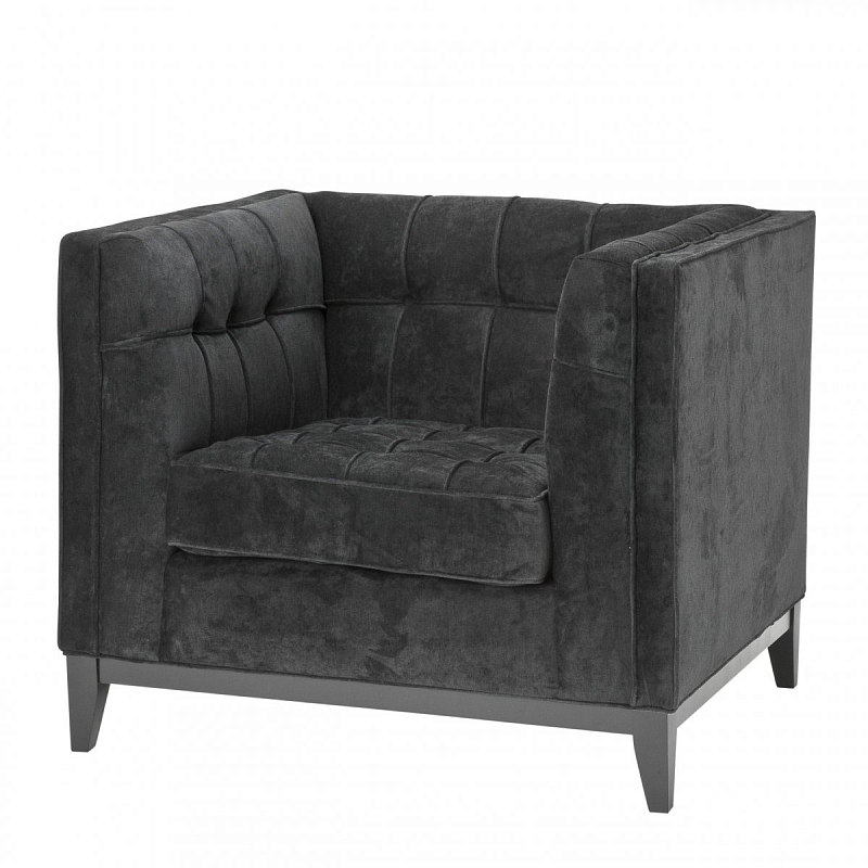 Кресло Eichholtz Chair Aldgate Black Черный Кресло Eichholtz Chair Aldgate Black Черный в Самаре | Loft Concept
