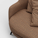 Мебельная ткань Шенилл терракотовый цвет 142 см T4-58 варинант исполнения - 4 | Loft Concept в Самаре