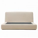 Кровать со съемным бежевым чехлом из ткани букле White Boucle Collection варинант исполнения - 3 | Loft Concept в Самаре