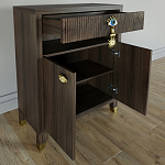 Комод Elsa Dreams Walnut Двухстворчатый  варинант исполнения - 1 | Loft Concept в Самаре