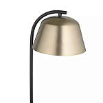 Торшер на изогнутом основании в сочетании черного и золотистого цвета Stable Base варинант исполнения - 2 | Loft Concept в Самаре