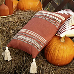 Подушка декоративная с вышивкой и кисточками Ethnic mix варинант исполнения - 5 | Loft Concept в Самаре