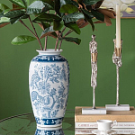 Ваза с синим цветочным орнаментом Blue & White Ornament  варинант исполнения - 5 | Loft Concept в Самаре