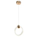 Подвесной светильник светодиодный в форме кольца Lighting Rings Gold варинант исполнения - 1 | Loft Concept в Самаре