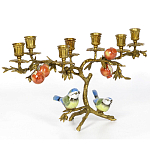 Бронзовый подсвечник на 7 свечей Eden Garden варинант исполнения - 2 | Loft Concept в Самаре