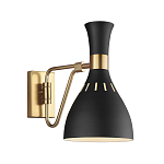 Бра с плафоном в форме песочных часов с узкими перфорированными отверстиями Feiss варинант исполнения - 1 | Loft Concept в Самаре