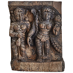 Антикварные объёмные панно из тика Antique Indian Panels варинант исполнения - 2 | Loft Concept в Самаре