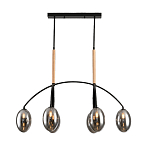 Люстра с серыми стеклянными плафонами Inscription варинант исполнения - 1 | Loft Concept в Самаре