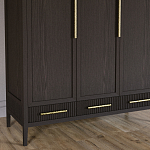 Большой Шкаф Primo Темный орех с 3 дверьми и 3 выдвижными ящиками варинант исполнения - 3 | Loft Concept в Самаре