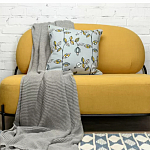 Чехол на подушку с рисунком и вышивкой Aurora Allure Sprout варинант исполнения - 5 | Loft Concept в Самаре