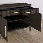 Буфет Primo с двумя ящиками и двумя фасадами шпон орех варинант исполнения - 4 | Loft Concept в Самаре