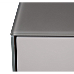 Комод со стеклянной столешницей и с выдвижными ящиками Minimalist Accent варинант исполнения - 5 | Loft Concept в Самаре