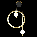 Бра с круглой рамкой и стеклянными белыми шарами B.LUX C Ball варинант исполнения - 3 | Loft Concept в Самаре