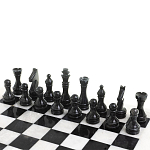 Шахматы классические с белой доской из натурального камня Мрамор Decorative Thematic Chess варинант исполнения - 3 | Loft Concept в Самаре